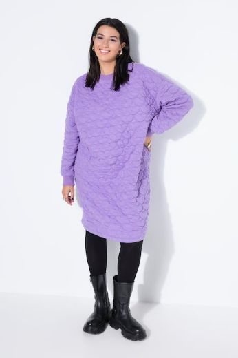 Plus size veliki brojevi Haljina mini s printom srca za punije