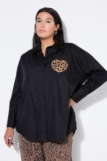 Plus size veliki brojevi Košulja dugih rukava šireg kroja za punije