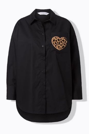 Plus size veliki brojevi Košulja dugih rukava šireg kroja za punije