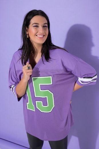 Plus size veliki brojevi Majica kratkih rukava šireg kroja za punije