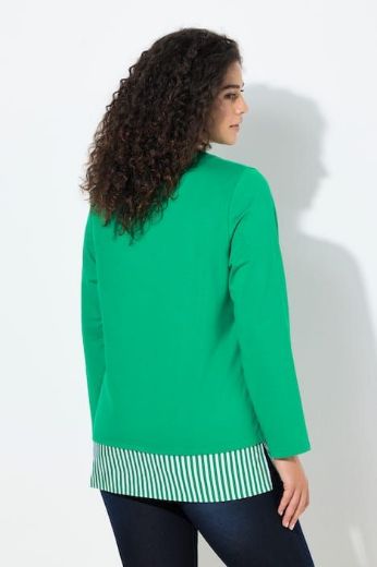 Plus size veliki brojevi Majica dugih rukava okruglog ovratnika za punije