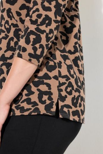 Plus size veliki brojevi Majica 3/4 rukava V ovratnika za punije