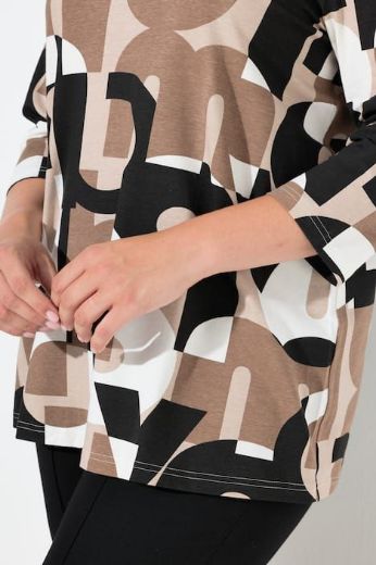 Plus size veliki brojevi Majica 3/4 rukava za punije