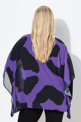 Plus size veliki brojevi Tunika 3/4 rukava šireg kroja za punije