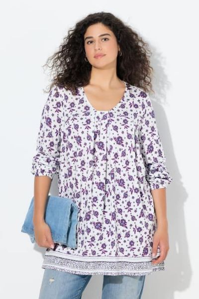 Veliki brojevi Tunika dugih rukava A kroja moda za punije