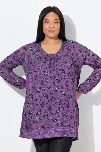 Plus size veliki brojevi Tunika dugih rukava A kroja za punije