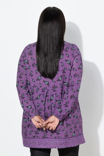 Plus size veliki brojevi Tunika dugih rukava A kroja za punije