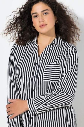 Plus size veliki brojevi Košulja dugih rukava dužeg kroja za punije