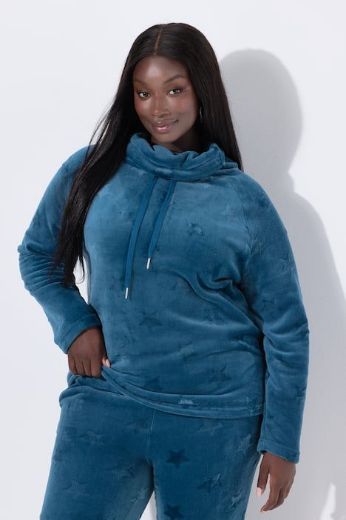 Plus size veliki brojevi Trenirka gornji dio  dugih rukava povišenog ovratnika za punije