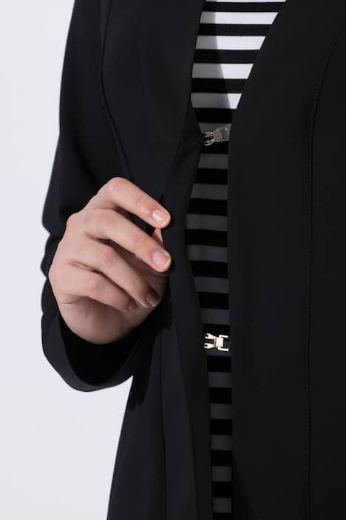 Plus size veliki brojevi Jakna lagana otvorenog kroja za punije