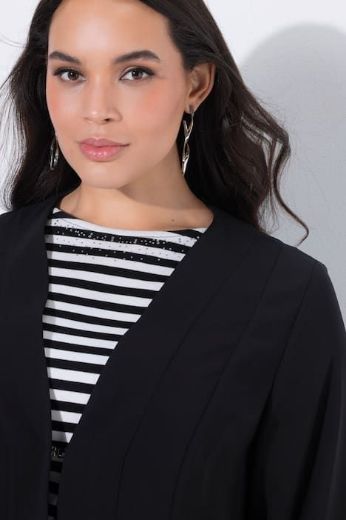 Plus size veliki brojevi Jakna lagana otvorenog kroja za punije