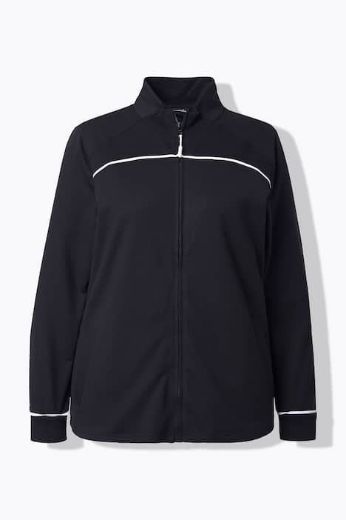 Plus size veliki brojevi Trenirka gornji dio s patentnim zatvaračem za punije