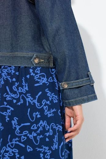 Plus size veliki brojevi Jakna traper za punije