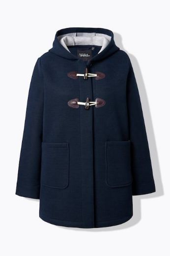 Plus size veliki brojevi Kaput na kopčanje s kapuljačom za punije