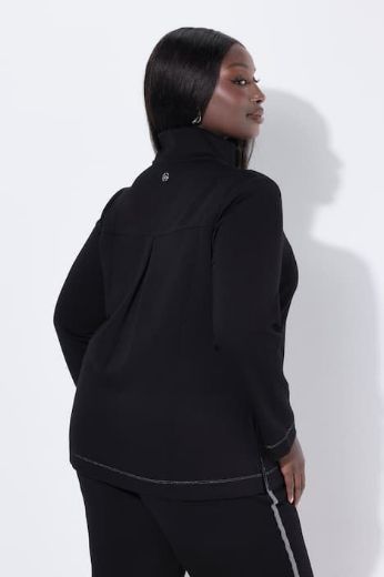 Plus size veliki brojevi Majica dugih rukava s patentnim zatvaračem za punije