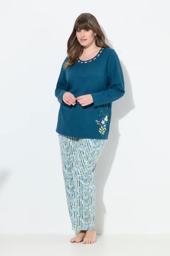 Plus size veliki brojevi Pidžama dugih rukava i dugih nogavica za punije