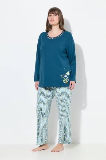 Plus size veliki brojevi Pidžama dugih rukava i dugih nogavica za punije