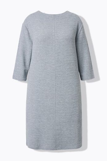 Plus size veliki brojevi Haljina midi 3/4 rukava za punije