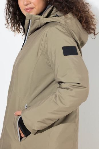 Plus size veliki brojevi Jakna vodootporna s kapuljačom za punije