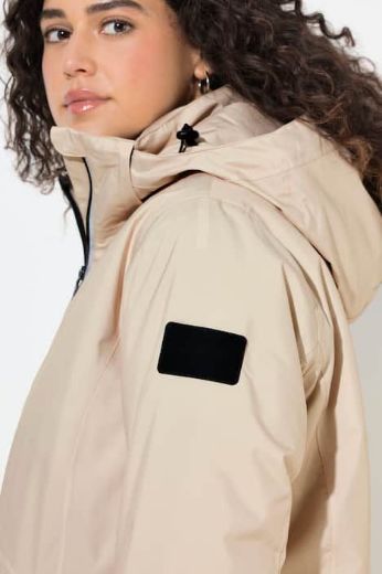 Plus size veliki brojevi Jakna vodootporna s kapuljačom za punije