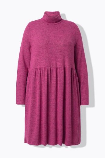 Plus size veliki brojevi Haljina dugih rukava A kroja za punije