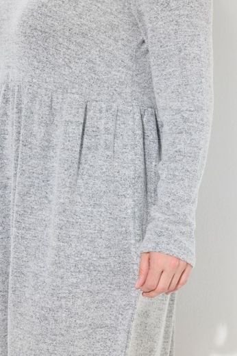 Plus size veliki brojevi Haljina dugih rukava A kroja za punije