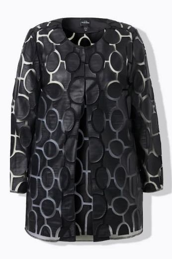 Plus size veliki brojevi Jakna lagana dužeg A kroja za punije