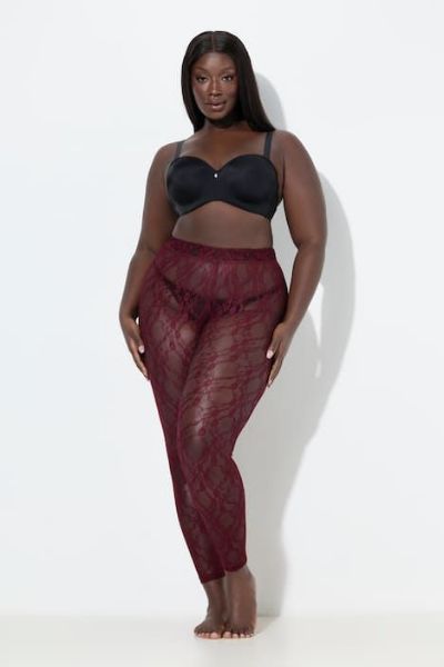 Veliki brojevi Tajice od prozirne čipke moda za punije