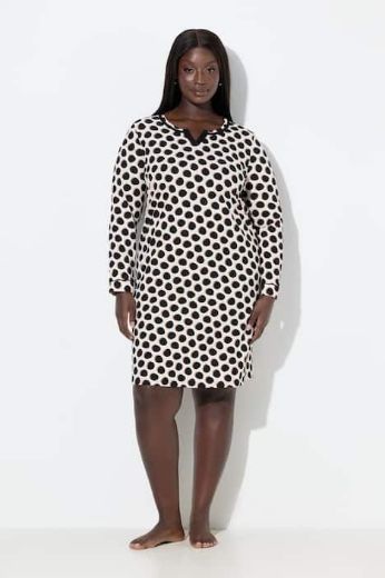 Plus size veliki brojevi Spavaćica dugih rukava 2 komada za punije