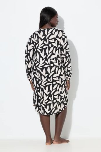 Plus size veliki brojevi Spavaćica dugih rukava za punije