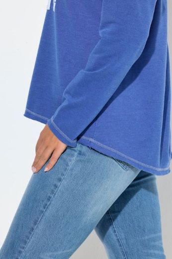 Plus size veliki brojevi Majica dugih rukava V ovratnika za punije