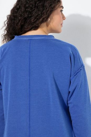 Plus size veliki brojevi Majica dugih rukava V ovratnika za punije