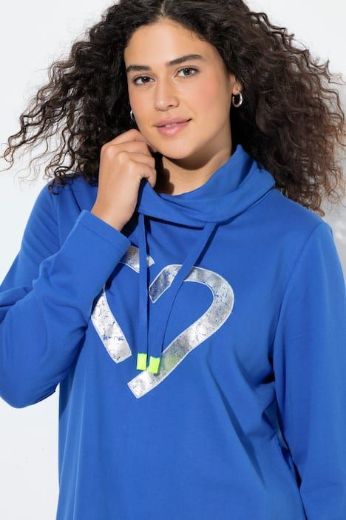 Plus size veliki brojevi Majica dugih rukava povišenog ovratnika za punije