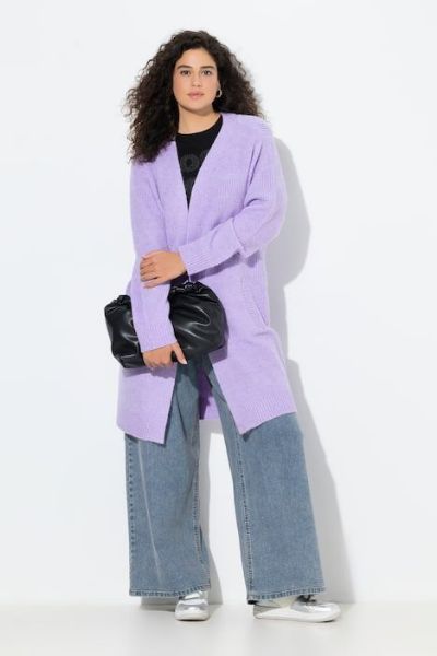 Veliki brojevi Kardigan dužeg kroja moda za punije