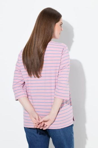 Plus size veliki brojevi Majica 3/4 rukava okruglog ovratnika za punije