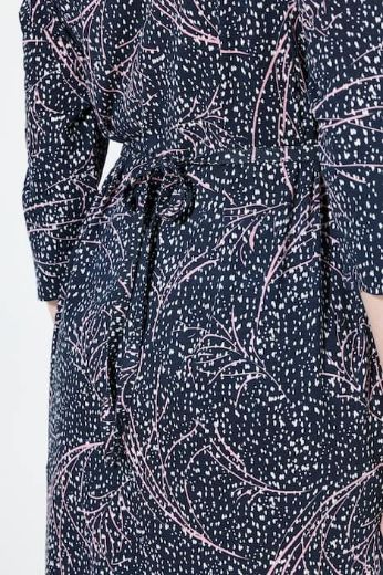 Plus size veliki brojevi Majica 3/4 rukava dužeg A kroja za punije