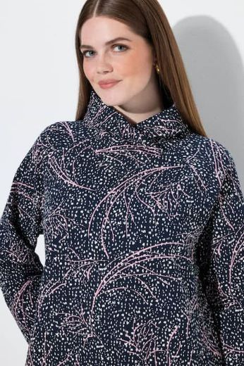 Plus size veliki brojevi Haljina midi dugih rukava za punije