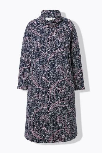 Plus size veliki brojevi Haljina midi dugih rukava za punije