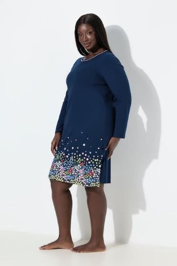 Plus size veliki brojevi Spavaćica dugih rukava 2 komada za punije