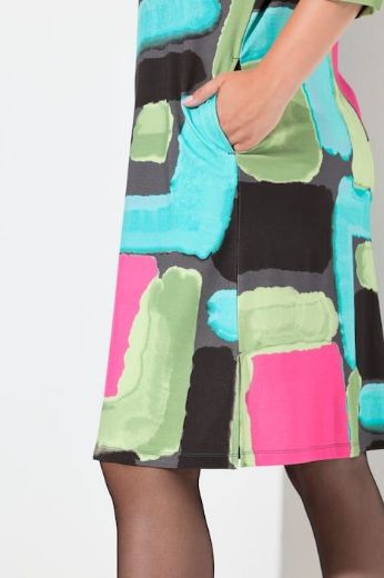 Plus size veliki brojevi Haljina 3/4 rukava A kroja za punije