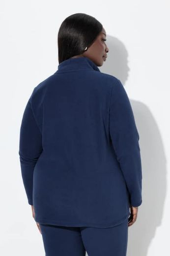 Plus size veliki brojevi Majica dugih rukava s patentnim zatvaračem za punije