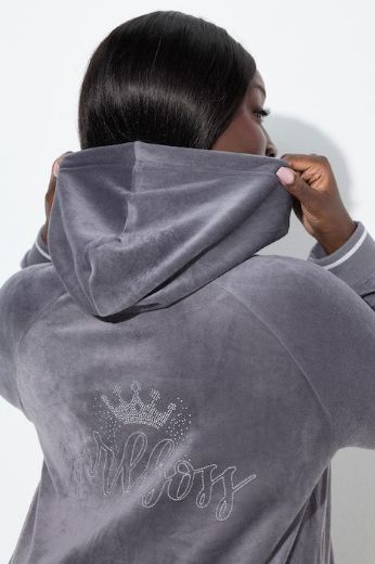 Plus size veliki brojevi Trenirka gornji dio  dugih rukava s kapuljačom za punije