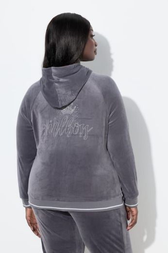 Plus size veliki brojevi Trenirka gornji dio  dugih rukava s kapuljačom za punije