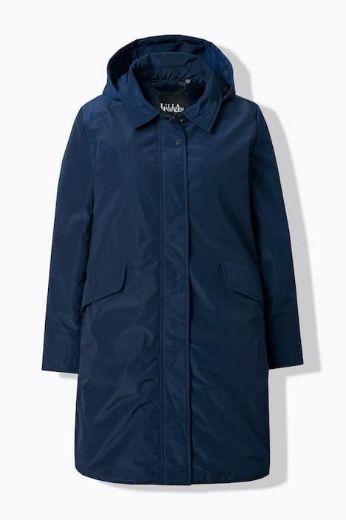 Plus size veliki brojevi Parka vodoodbojna s kapuljačom za punije