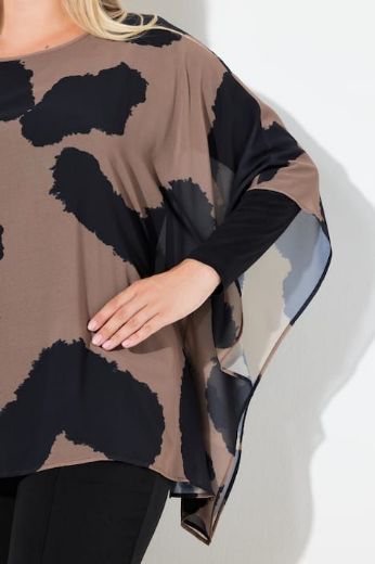 Plus size veliki brojevi Bluza dvoslojna za punije