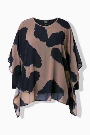 Plus size veliki brojevi Bluza dvoslojna za punije