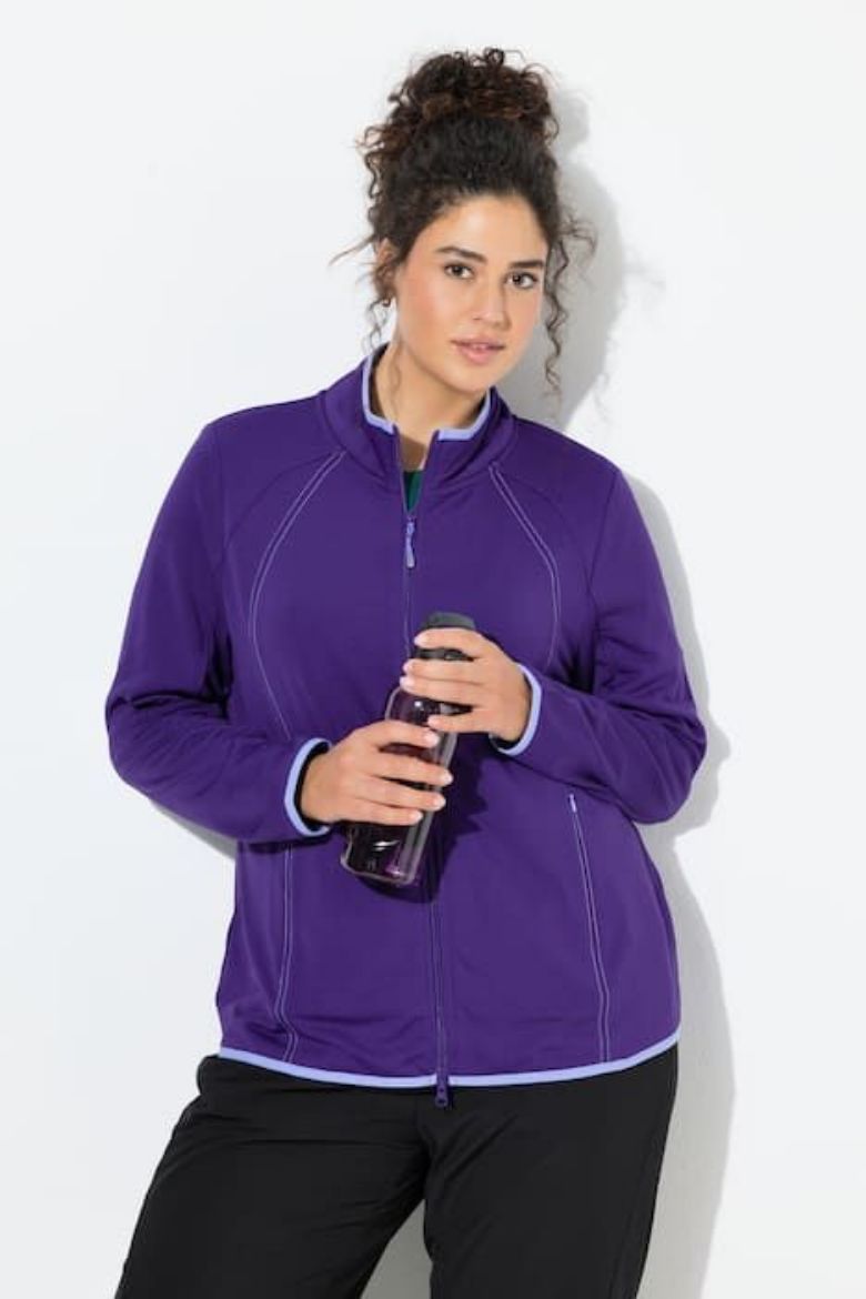 Plus size veliki brojevi Jakna lagana s patentnim zatvaračem za punije