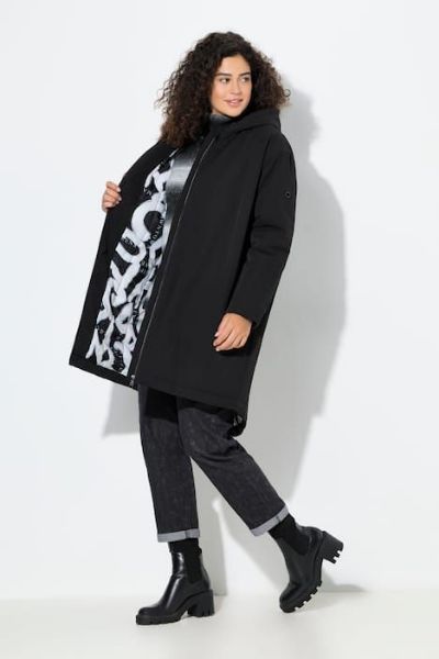 Veliki brojevi Parka vodoodbojna s kapuljačom moda za punije