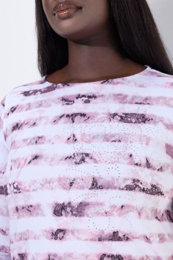 Plus size veliki brojevi Majica 3/4 rukava za punije