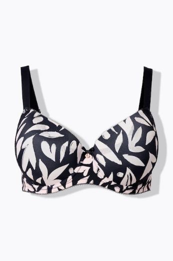 Plus size veliki brojevi Grudnjak sa žicom cvjetnog uzorka za punije